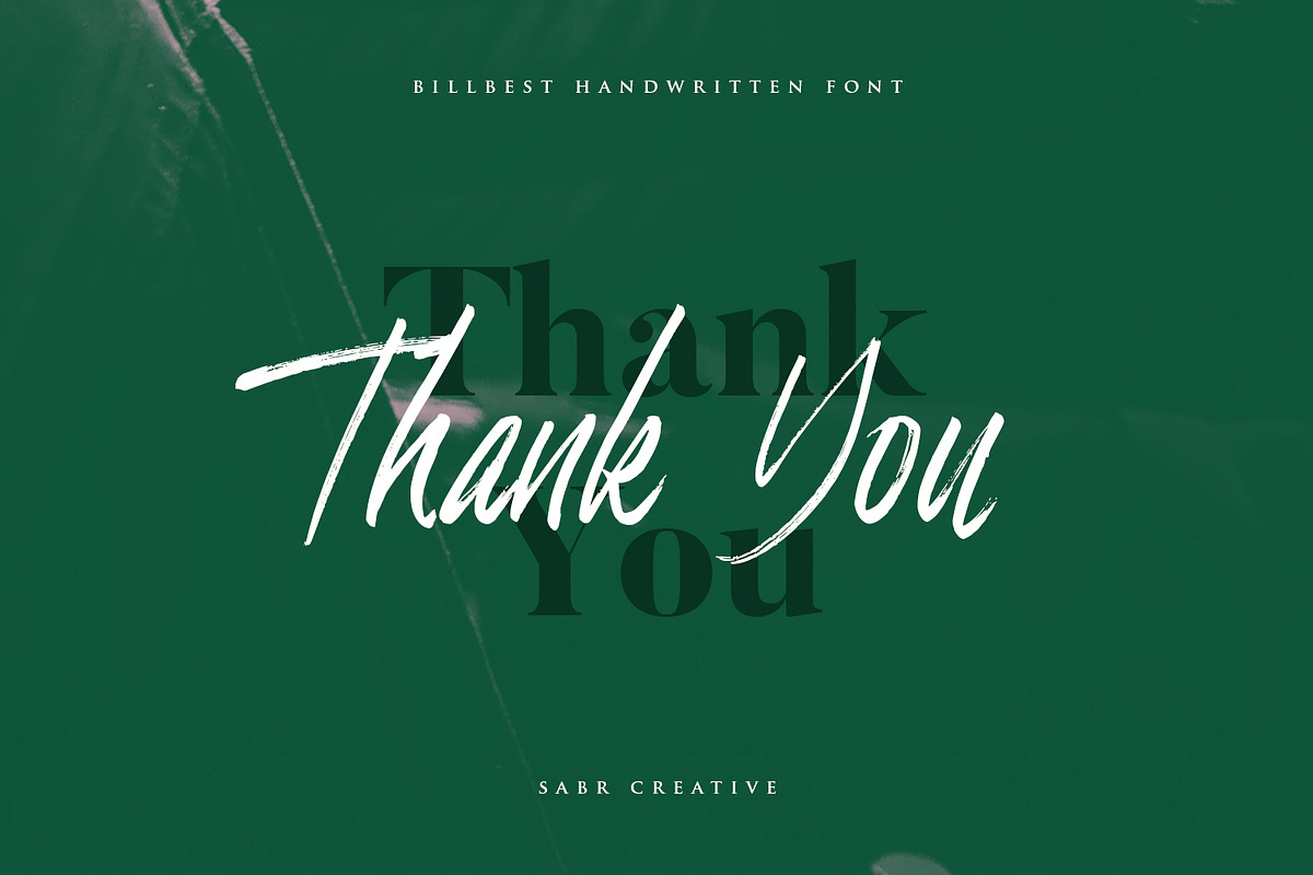 Billbest, a Script Font by sabrcreative (Photo 10 of 10)