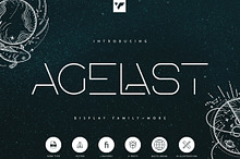 Agelast Display Family + 10 Graphics