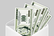 Financial Concepts with Money, a Finance Illustration by TAlex (Thumbnail 2 of 6)