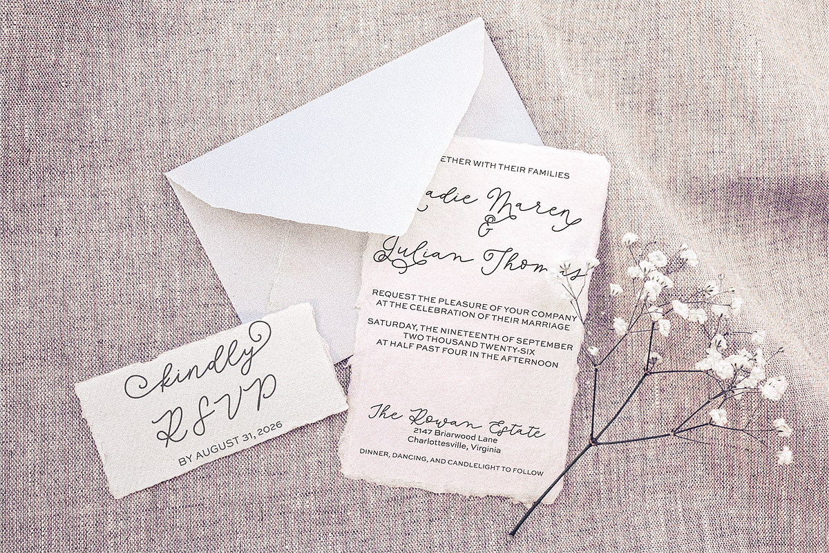 Flowerwood Script Font, a Script Font by Beck McCormick (Photo 2 of 10)