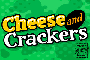 Cheese and Crackers, a Serif Font by Comicraft Fonts