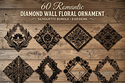 60 Romantic Diamond Wall Floral, a Decorative Illustration by Amazin_art (Thumbnail 1 of 45)