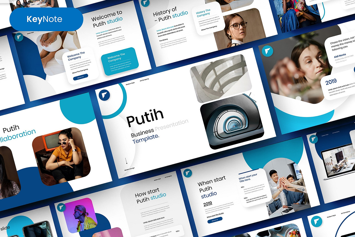 Putih – Business Keynote Template, a Presentation Template by Dens Creative Studio (Photo 1 of 6)