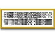 Geometric floral set of patterns., a Pattern Graphic by RODINA (Thumbnail 2 of 3)