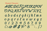 Khabalac - Vintage Floral Script, a Handwritten Font by Qweera Studio (Thumbnail 10 of 12)