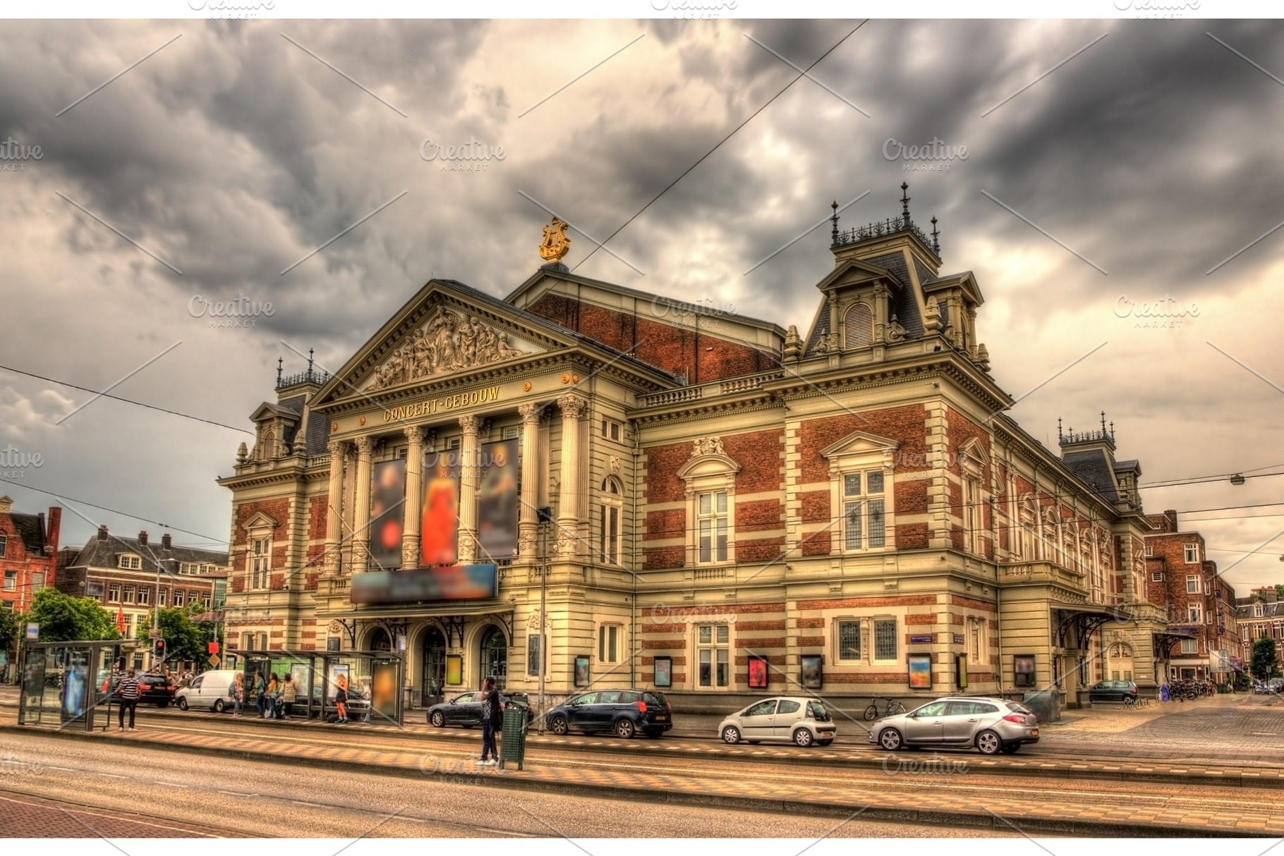 Royal Concertgebouw, a concert hall in Amsterdam, an Architecture Photo by Leonid Andronov