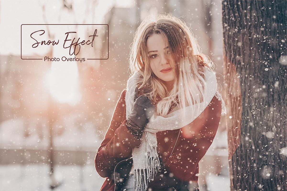 50 Snow Photo Overlays, a Layer Style Add-On by HappyNews (Photo 1 of 8)
