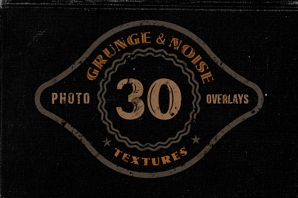 30 Noise or Grunge Overlay Textures preview 7