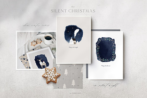 200 Silent Christmas Watercolor Set