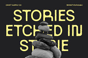 Maretyn Rough, a Sans Serif Font by Craft Supply Co. (Thumbnail 3 of 8)
