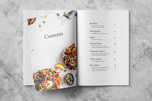 Minimalist Cookbook Template