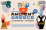Ancient Greece. Antique vector set, a Decorative Illustration by PixelAesthetic (Thumbnail 1 of 12)