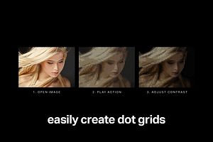 Dot Grid Photoshop Actions