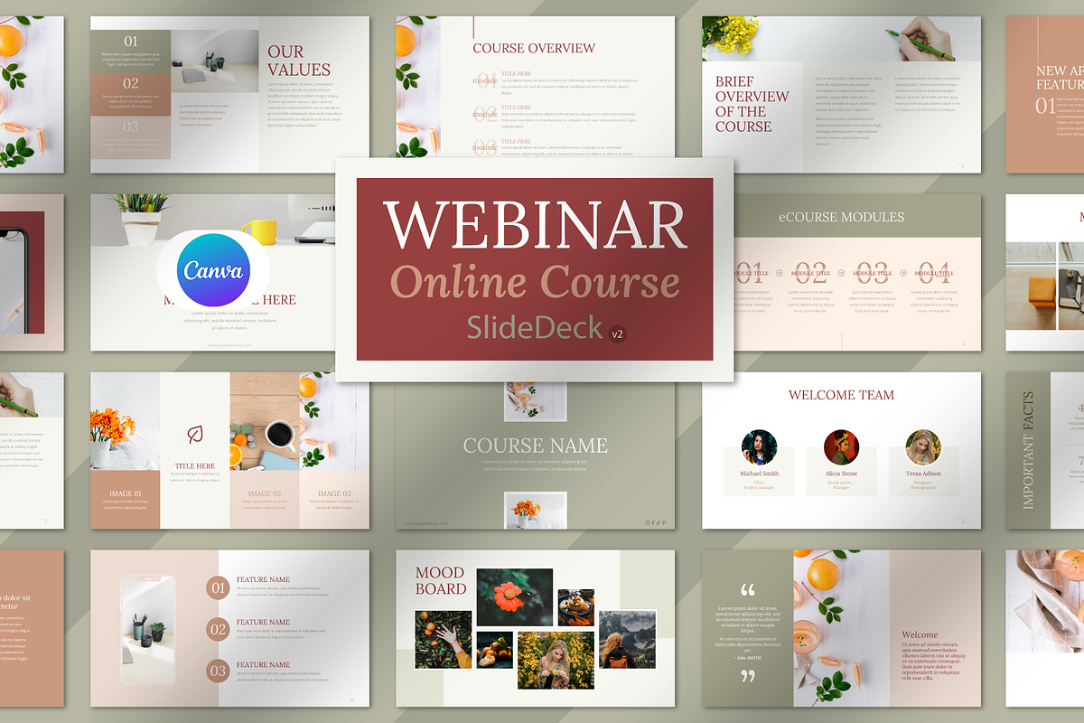 Masterclass Webinar - CANVA Slides, a Presentation Template by AdrianDragne (Photo 1 of 10)