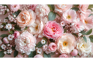 Flower background, a Graphic by Elen_Art