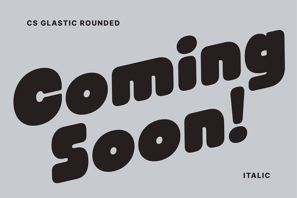 CS Glastic Rounded, a Sans Serif Font by Craft Supply Co. (Photo 2 of 8)