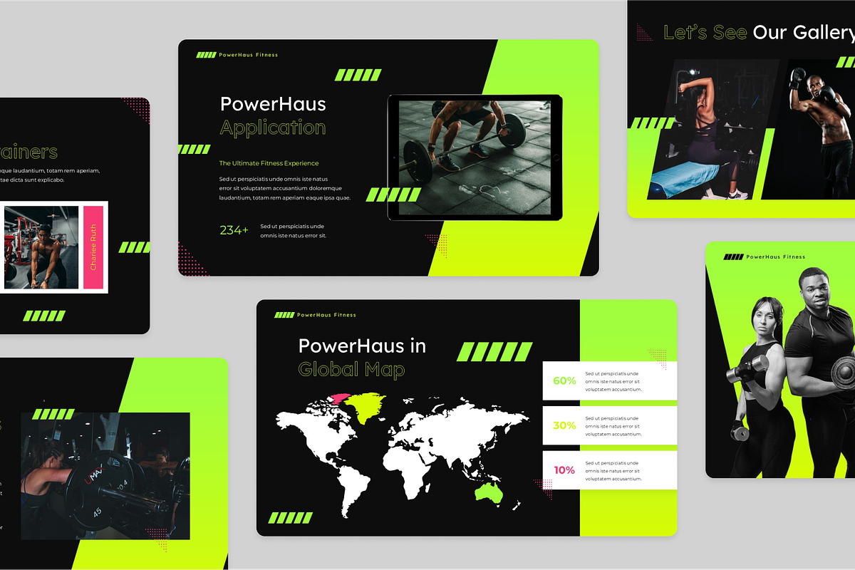 Sport & Fitness Google Slides, a Presentation Template by Annora Studio (Photo 2 of 5)