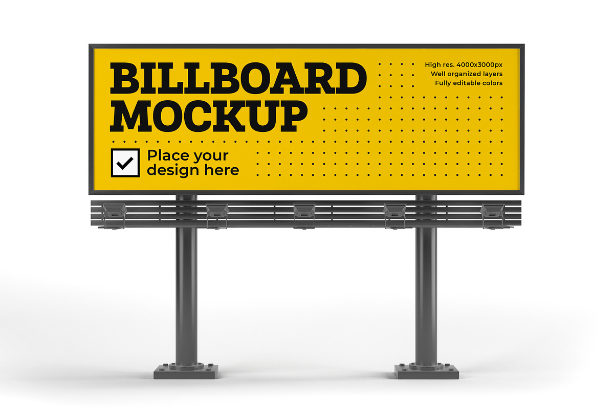 Billboard Mockup Set | Advertising, a Print Template by Deeplab (Photo 8 of 9)