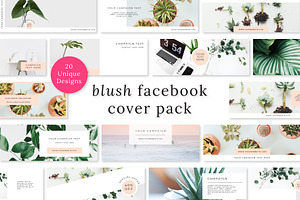 Blush Facebook Cover Pack