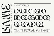 BAME Display Typeface, a Sans Serif Font by Typebae (Thumbnail 7 of 9)
