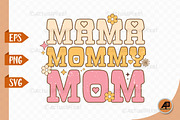 MAMA MOM Design Bundle SVG PNG, an Illustration by Actual Pixel (Thumbnail 7 of 12)