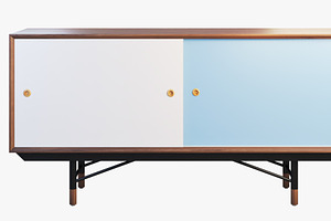 1955 Sideboard 3d Model