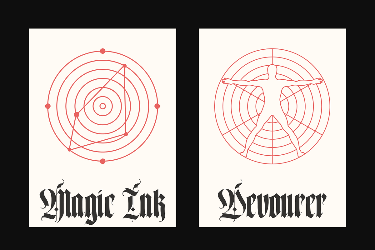 Wild Gothic - Blackletter Font, a Blackletter Font by Holyline Design (Photo 2 of 10)