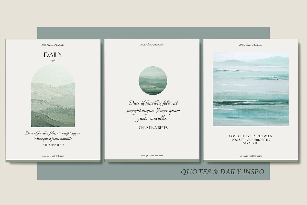 2026 Canva Planner & Calendar kit, a Magazine Template by 3.14&Co (Photo 9 of 10)