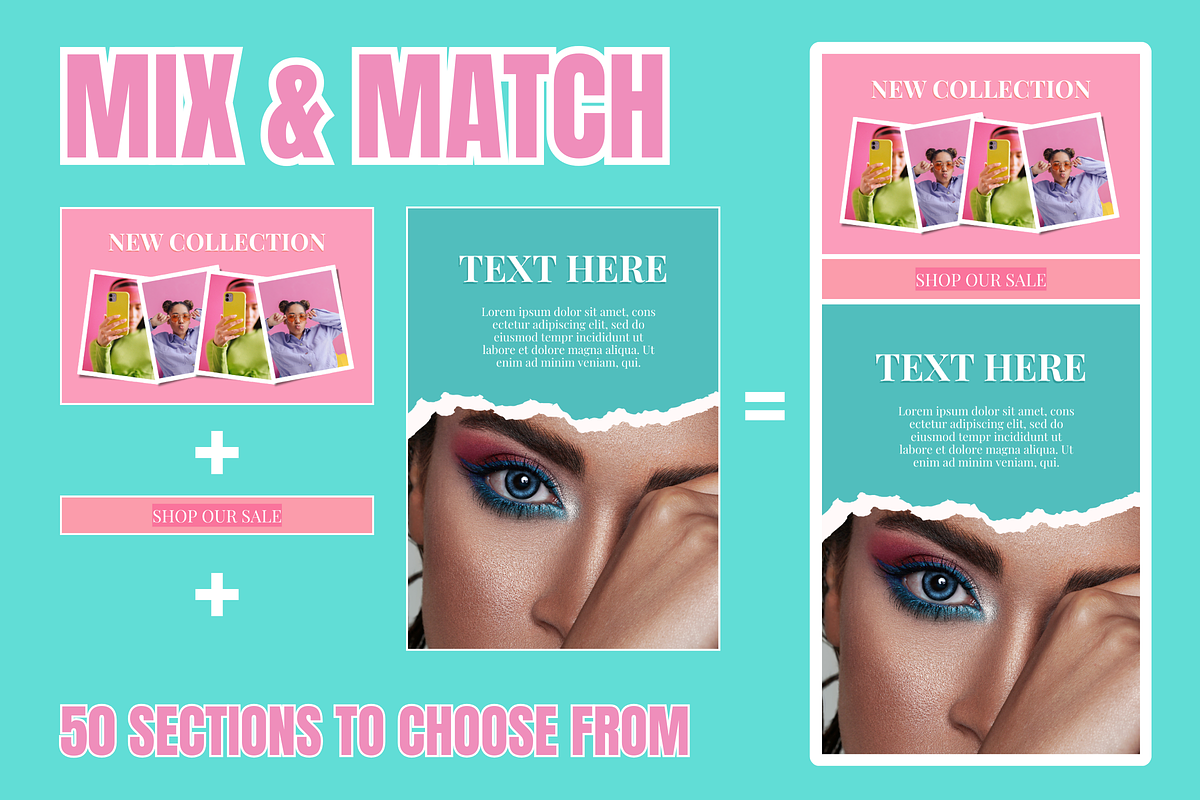 Colorful Newsletter Templates, an Email Template by SunshineStudioBoutique (Photo 4 of 9)