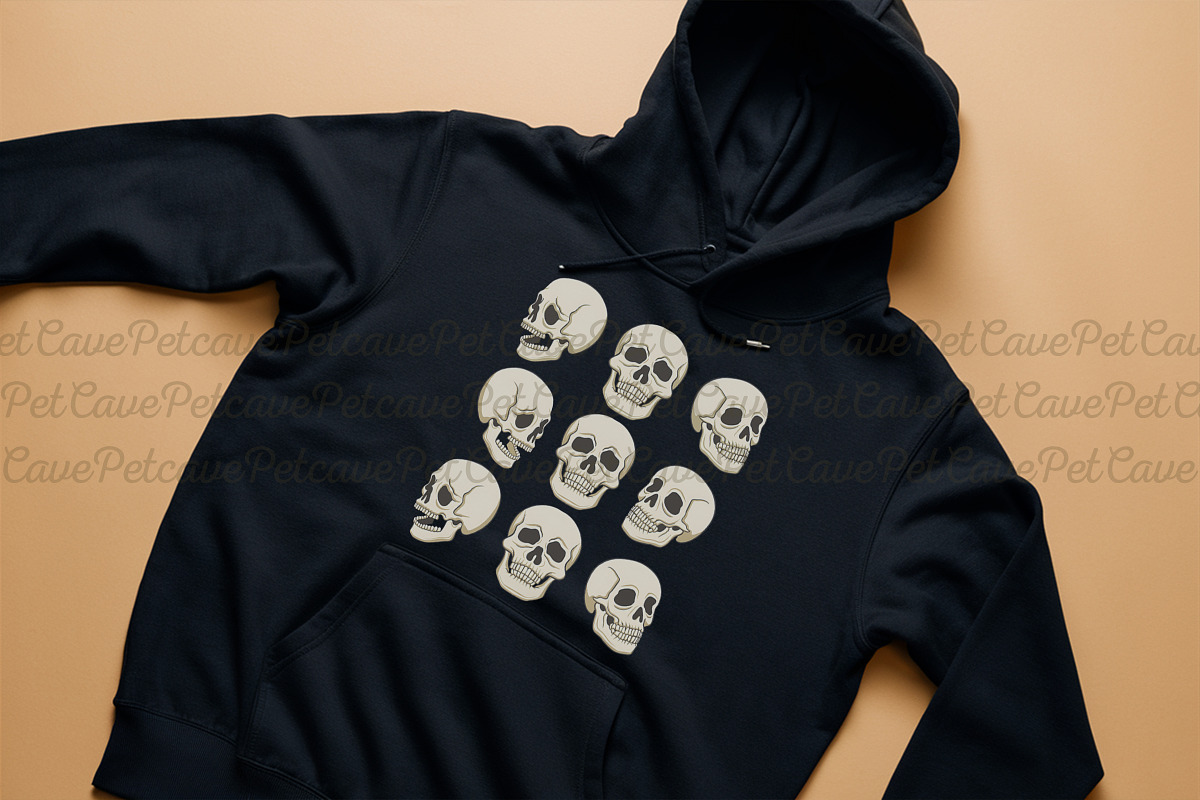 Skull & Skeleton Halloween Bundle, a Graphic by Pet Cave (Photo 8 of 9)