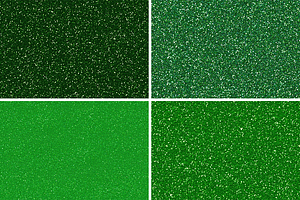 Green Glitter Patterns - Seamless