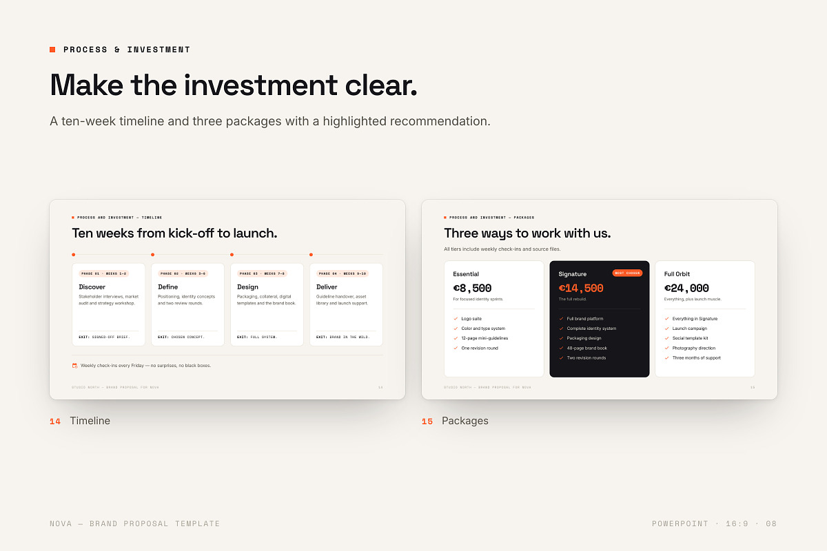 NOVA Proposal PowerPoint Template, a Presentation Template by Deck Atelier (Photo 8 of 13)