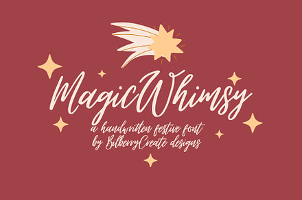 Magic Whimsy festive font