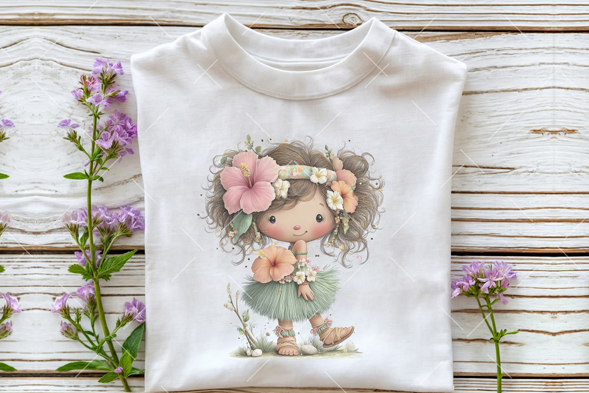 Whimsical Hawaiian Summer Clipart, an Illustration by OK Design (Photo 5 of 6)