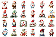 Christmas Gnome Sublimation Clipart, an Illustration by SinaCreation (Thumbnail 2 of 5)