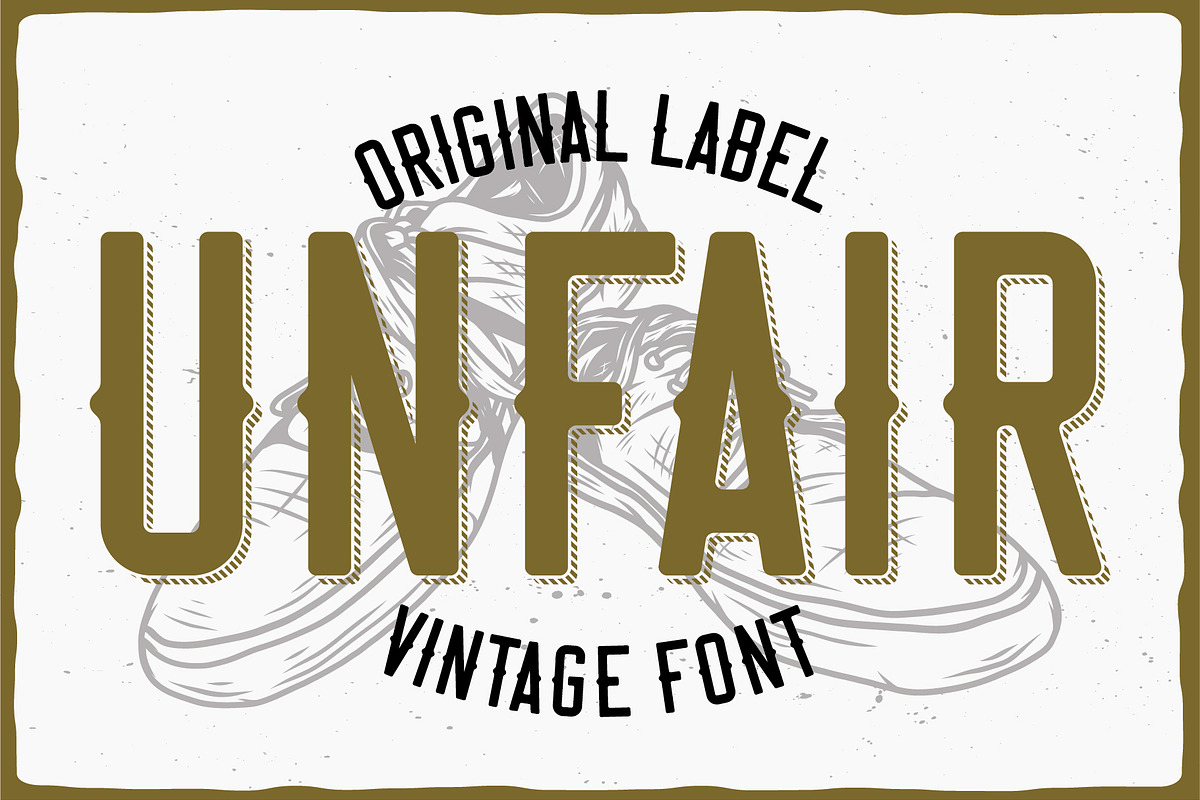 Unfair Font Family, a Font by VozzyStock (Photo 10 of 12)