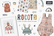 Robots, a Graphic by Oksana Stepova (Thumbnail 1 of 9)