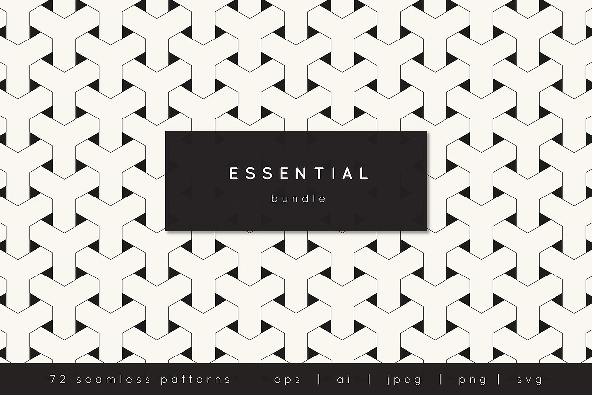 Essential Seamless Pattern Bundle, a Pattern Graphic by Curly_Pat (Photo 1 of 15)