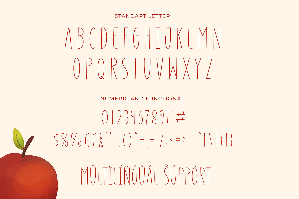 Apple Cream A Tall Handwritten font, a Handwritten Font by RantautypeStudio (Photo 10 of 11)