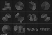Stipple 1 - 100 dotted objects, an Object Graphic by kloroform (Thumbnail 5 of 20)