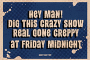 Ghost Ticket a Cartoon Horror Font, a Handwritten Font by Rasiorise Studio (Thumbnail 9 of 12)