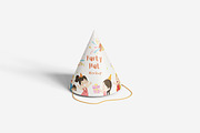 Party Hat Mockup, a Product Mockup by MrLetters (Thumbnail 4 of 5)