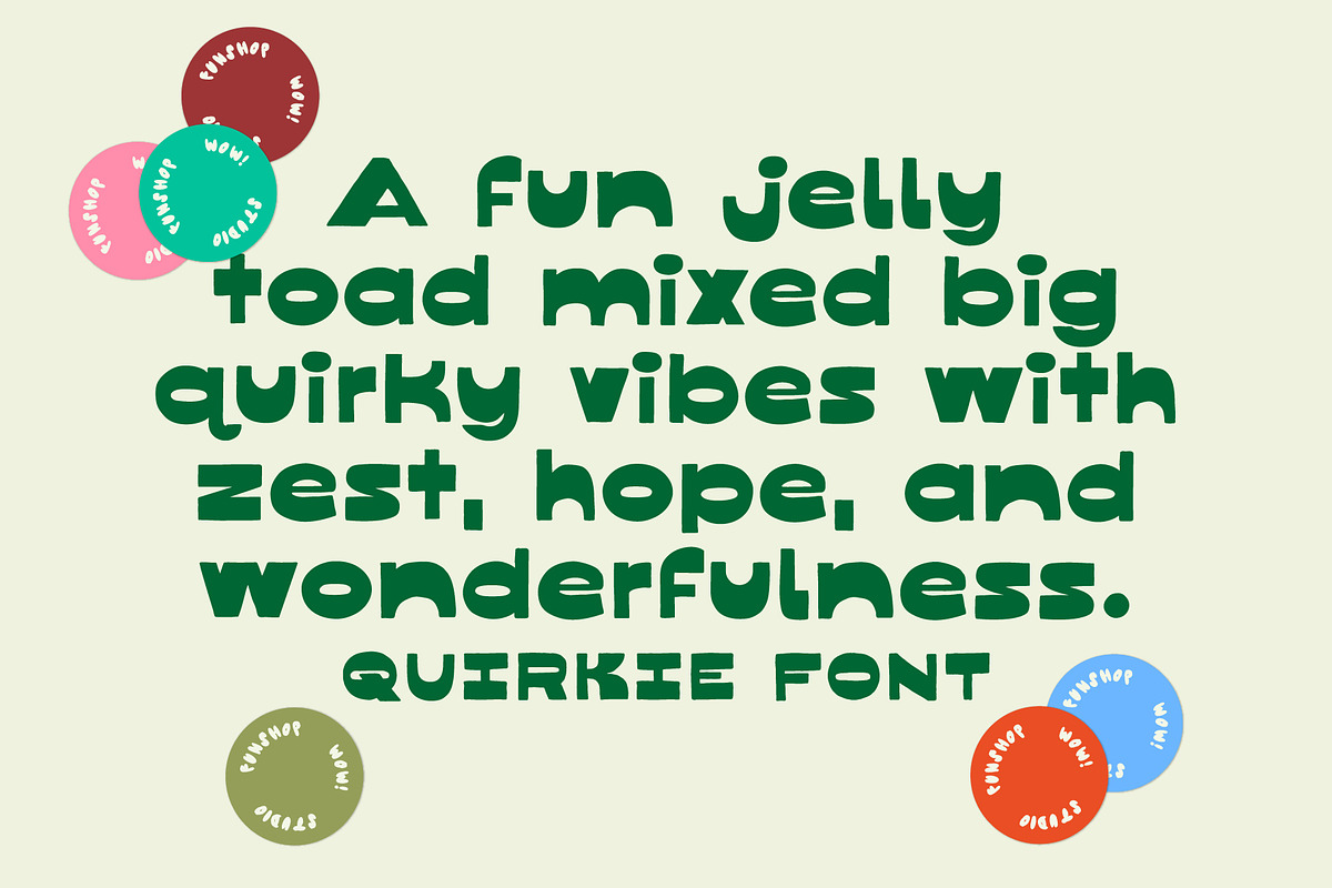 Quirkie - Odd Contrast Font, a Font by Studio Funshop by Kelli (Photo 9 of 11)