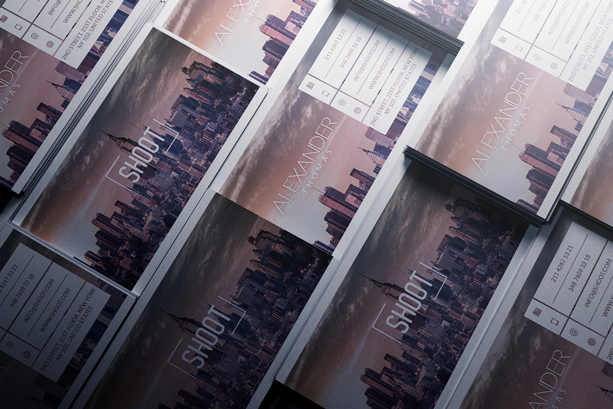 Minimal Clean Business Card, a Business Card Template by Marvel (Photo 2 of 6)