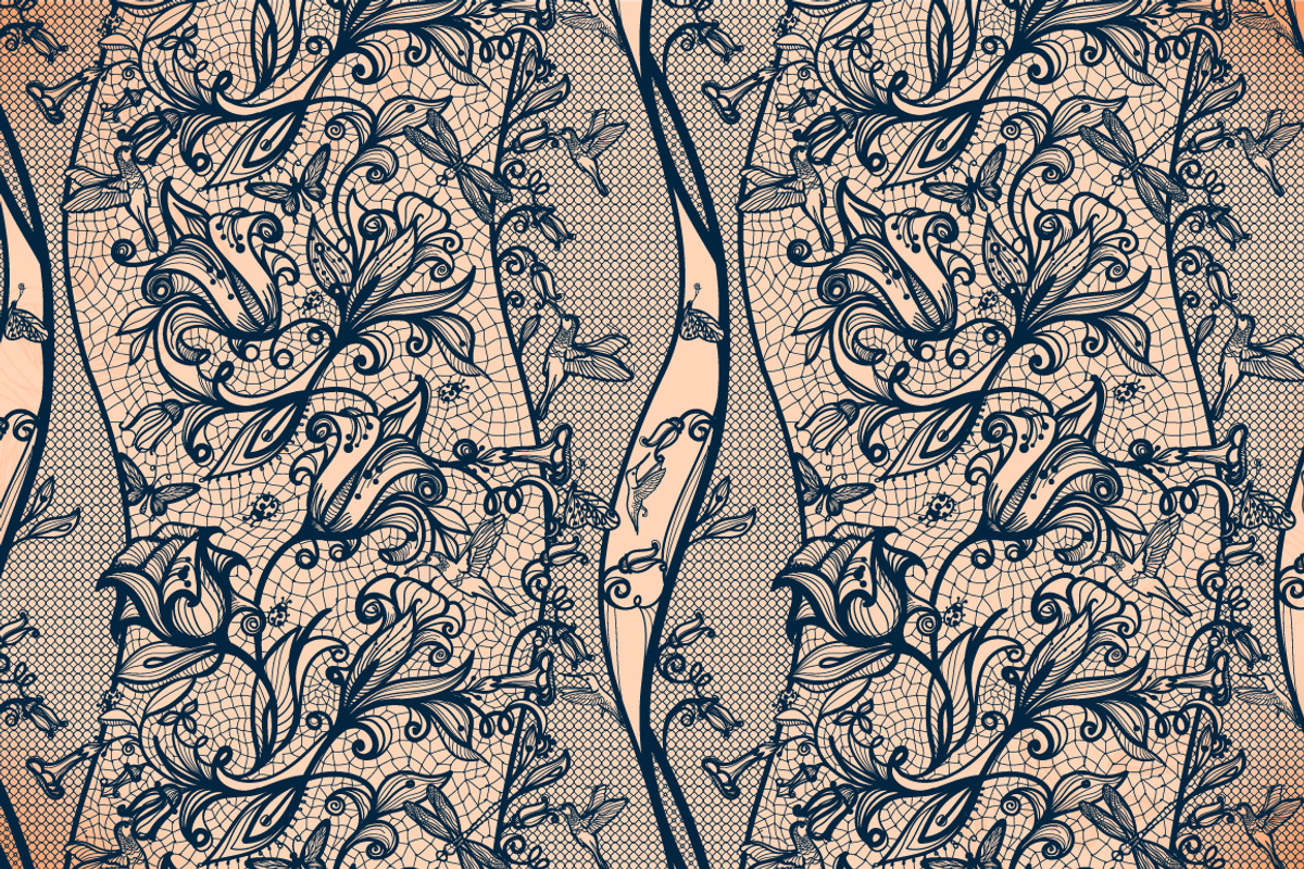 Lace seamless pattern, a Pattern Graphic by Vikpit (Photo 4 of 4)