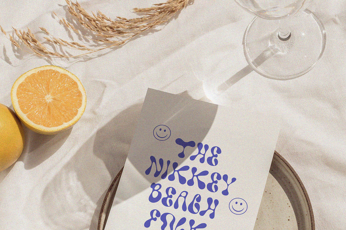 Retro Display Font + Retro Graphics, a Font by Laras Wonderland (Photo 13 of 14)