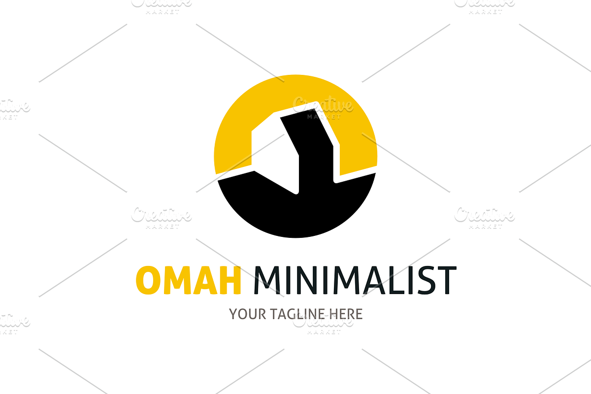 OmahMinimalist Logo, a Branding & Logo Template by mocha7 (Photo 2 of 3)