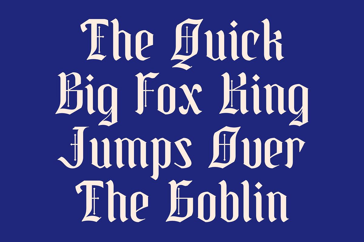 CS Sivard – Blackletter Font, a Blackletter Font by Craft Supply Co. (Photo 6 of 8)