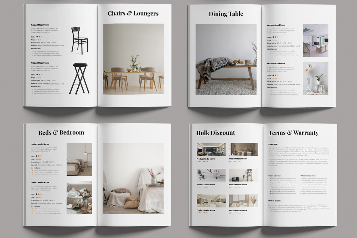 Product Catalogue Template preview 4