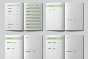 Weekly Planner Layout, a Stationery Template by ContestDesign (Thumbnail 2 of 3)